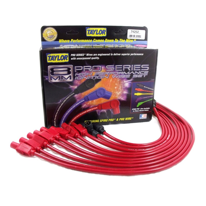 Speedmaster PCE104.1086 6 x 2 Washable Filter Billet Aluminum Air Cleaner Assembly Kit – Red