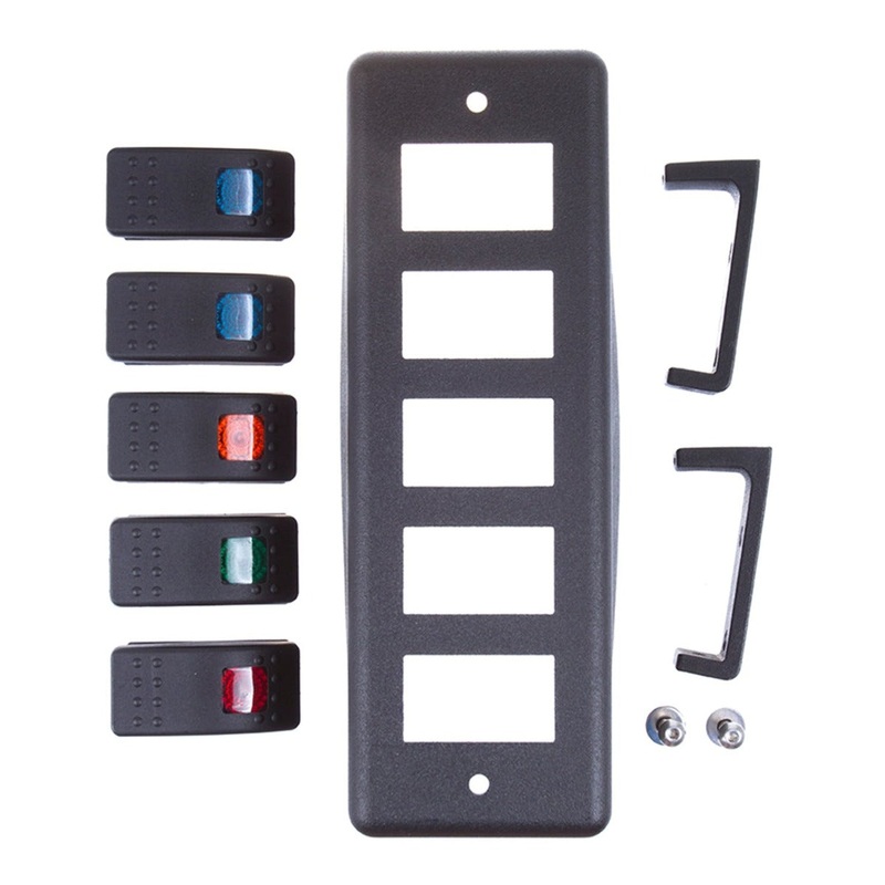 B&M 81204 MAGNUM GRIP SIDE PLATES – RED