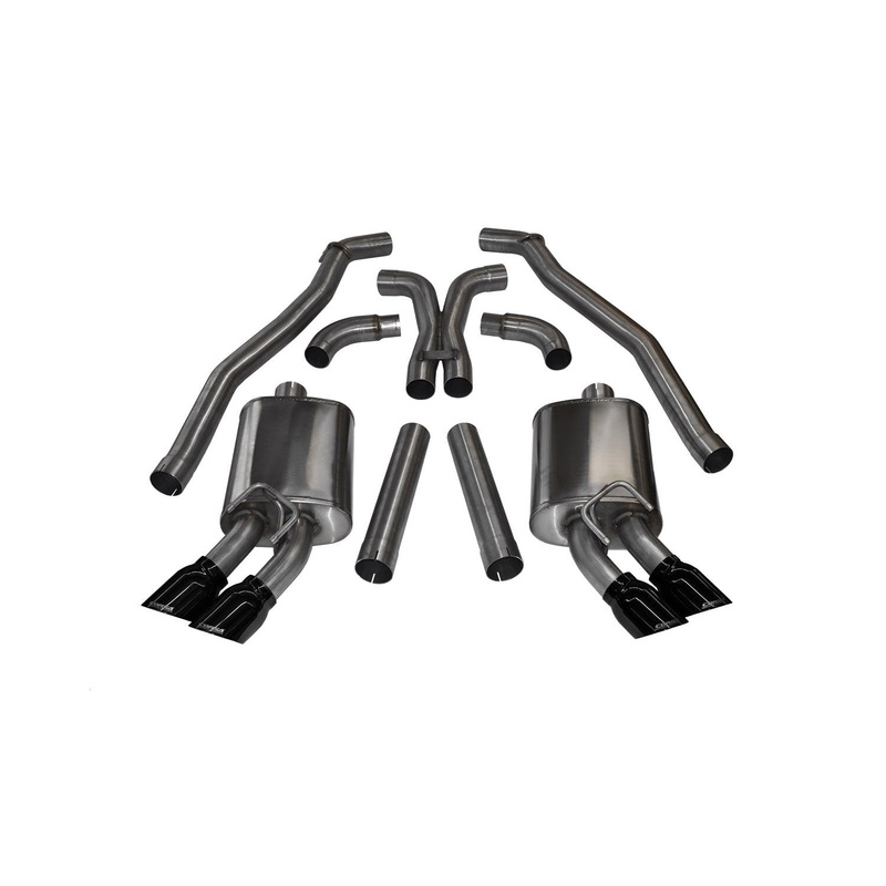 Banks Power 48551-B Stinger System; Single Exh; S/S-Black Tip-1994-95 1/2 Ford 7.3L; Auto