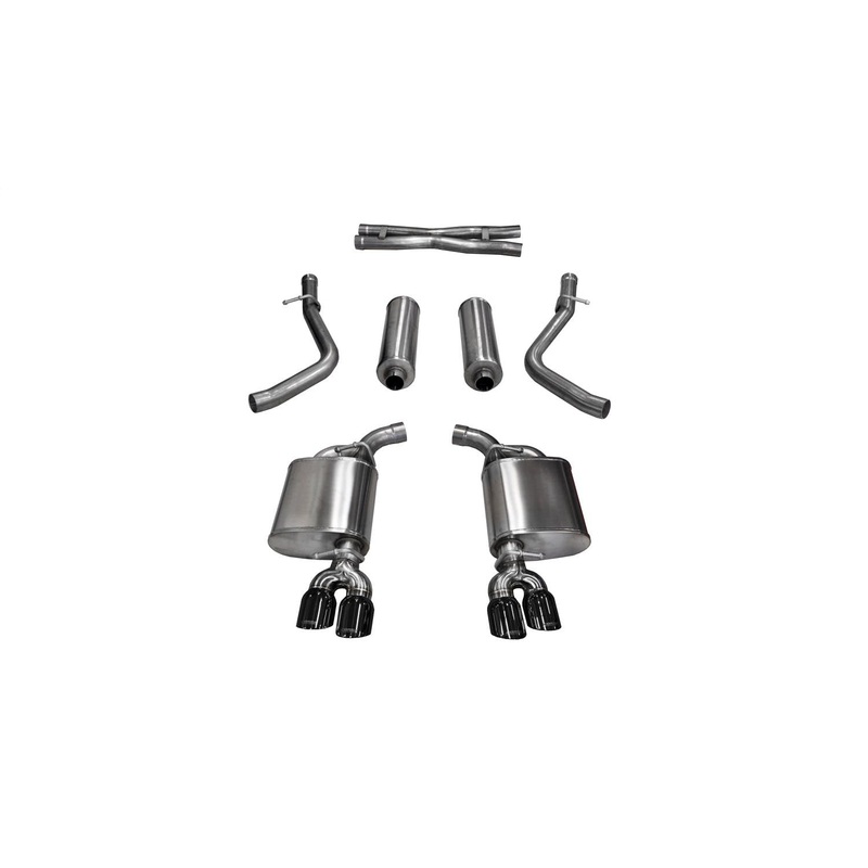 Banks Power 48554-B Stinger-Plus System; Single Exh; S/S-Black Tip-1994-95 1/2 Ford 7.3L; Man
