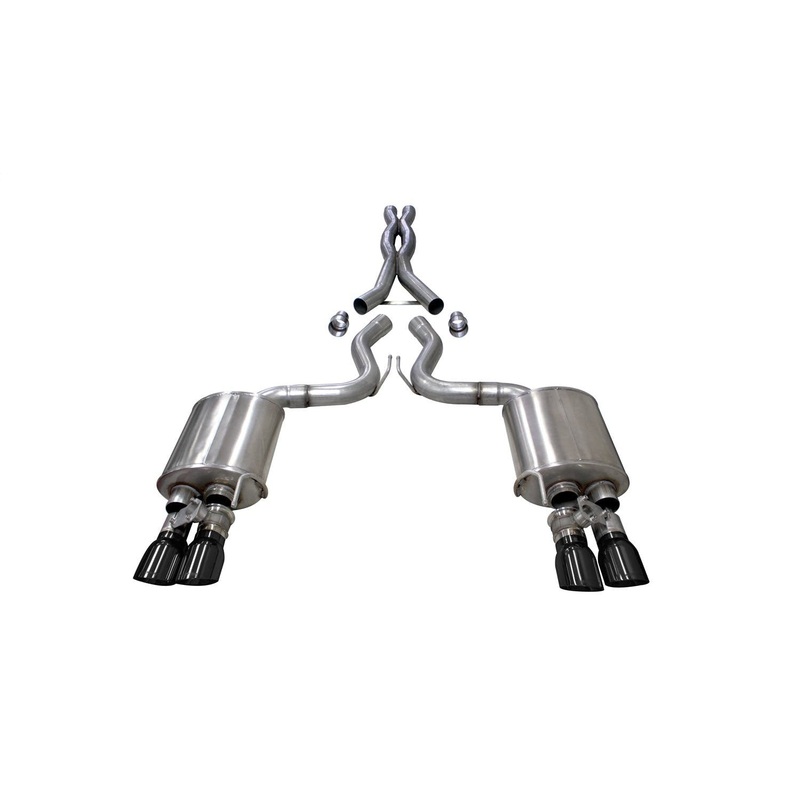 Banks Power 48628-B Monster Exhaust System; S/S-Black Tip-2001-04 Chevy 6.6L Sclb