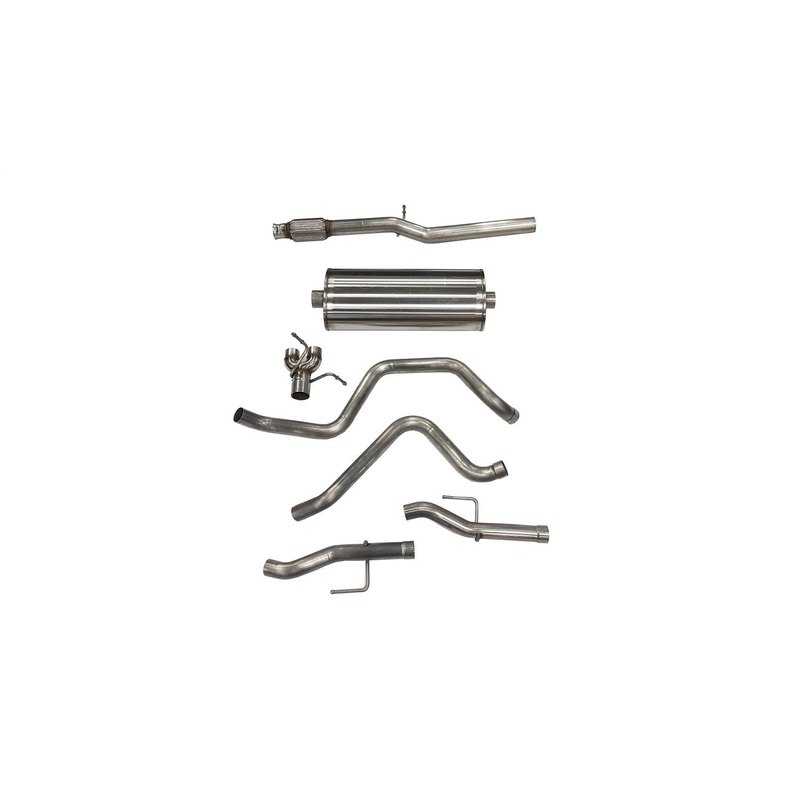 Banks Power 48656-B Monster Exhaust System; S/S-Black Tip-1999-03 Ford 7.3L; W/O Cat Conv