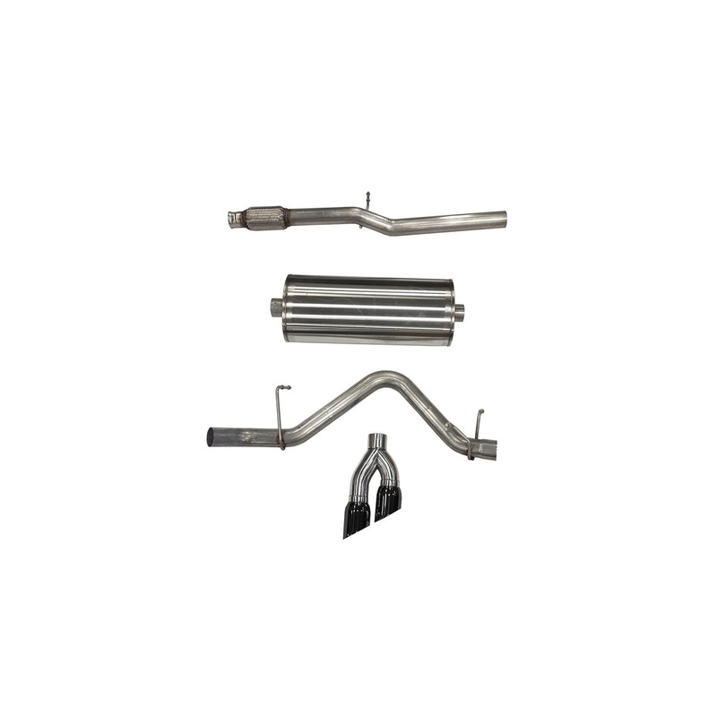 Banks Power 48659-B Monster Exhaust W/Power Elbow; S/S-Black Tip-1999-03 Ford 7.3L;W/O Cat Conv